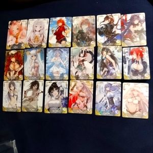 Goddess Story Card R rarity Full set NS-2M06 055-072 Lot of 18 NM Anime Waifu